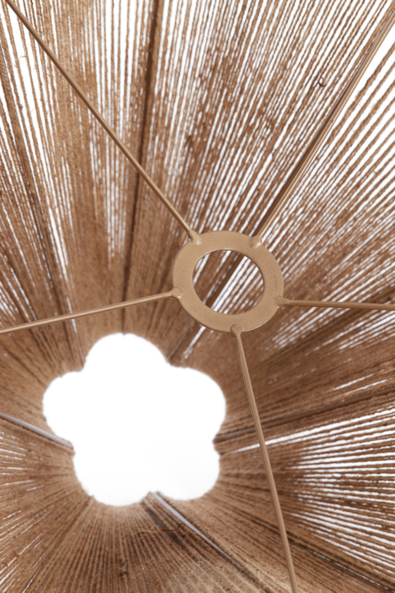 Rattan-Abdeckung in Naturfarbe Light & Living Fodara – Bild 6