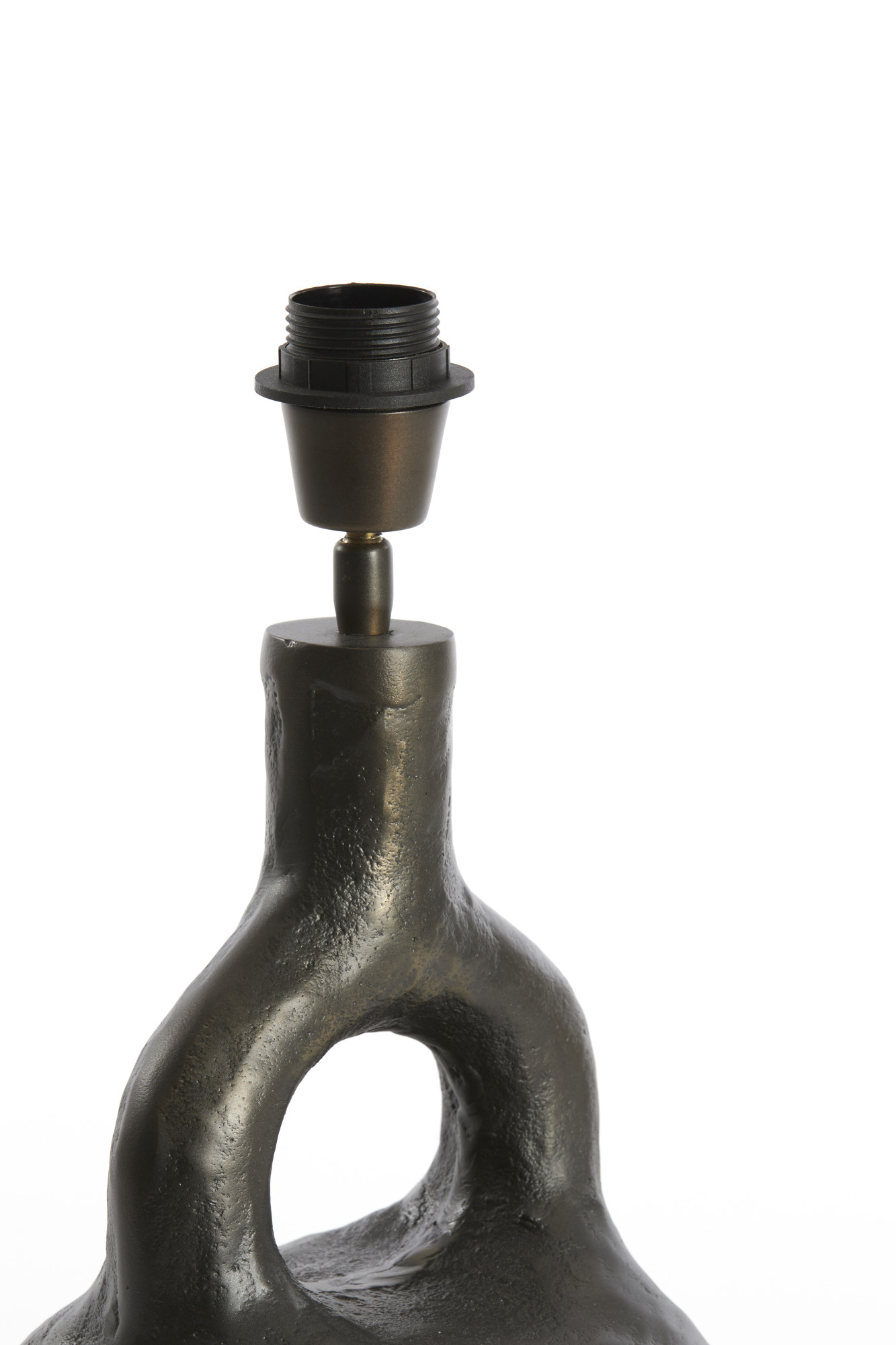 Antiker schwarzer Lampenfuß Light & Living Imola – Bild 5