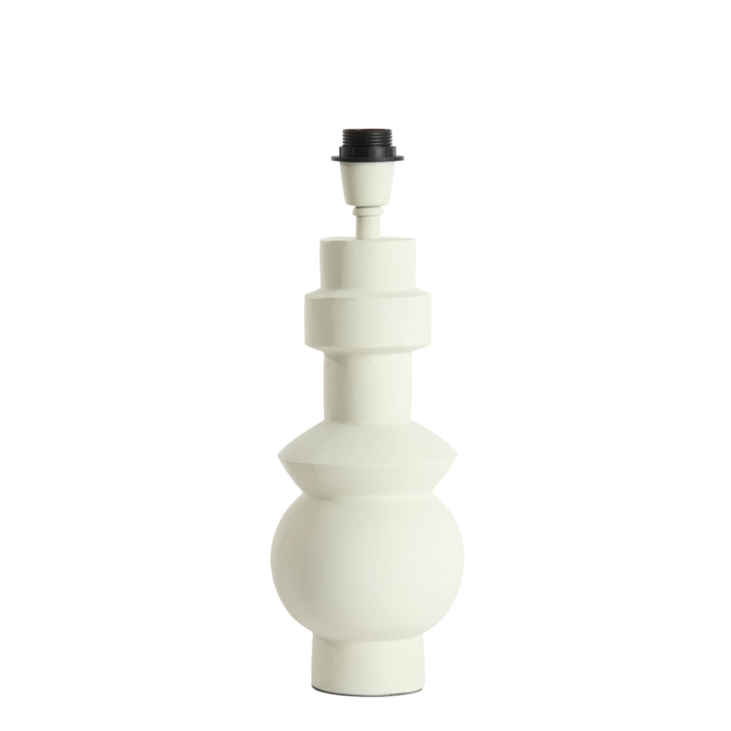 Weiße Lampenfuß geometrisches Design Light & Living Esino