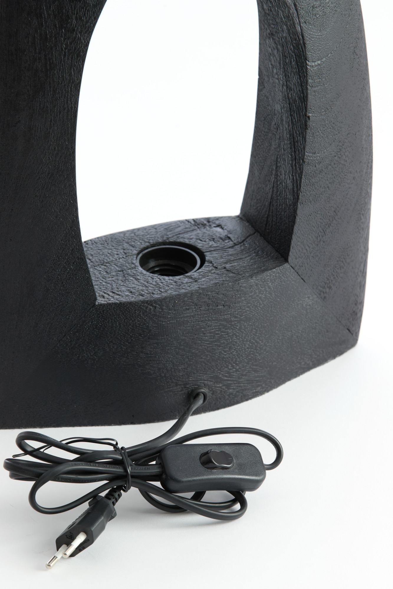 Schwarze Tischlampe Fuß skulptural Light & Living Carini – Bild 6