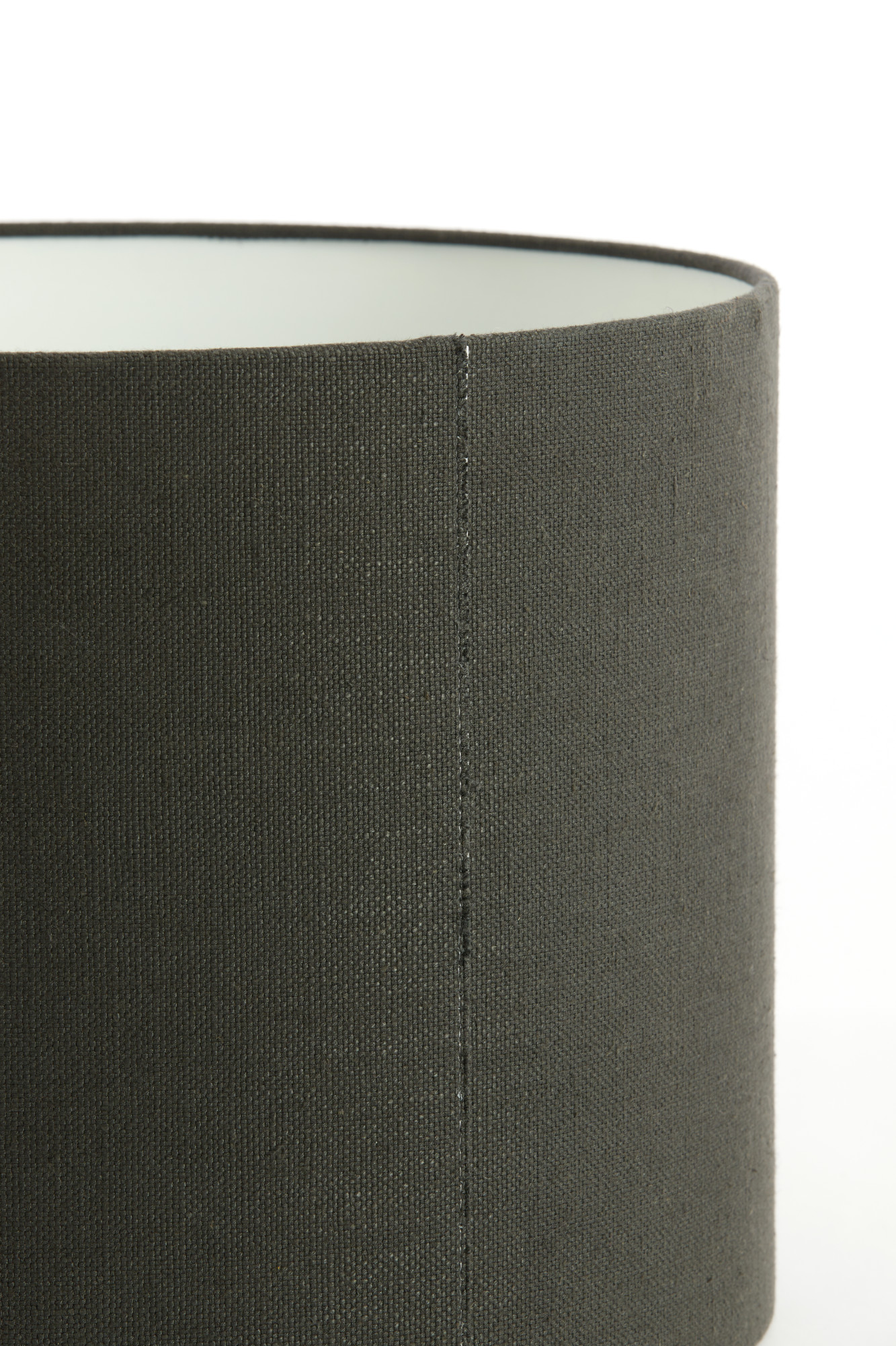Zylindrische schwarze Stofflampenschirm Light & Living Livigno – Bild 6