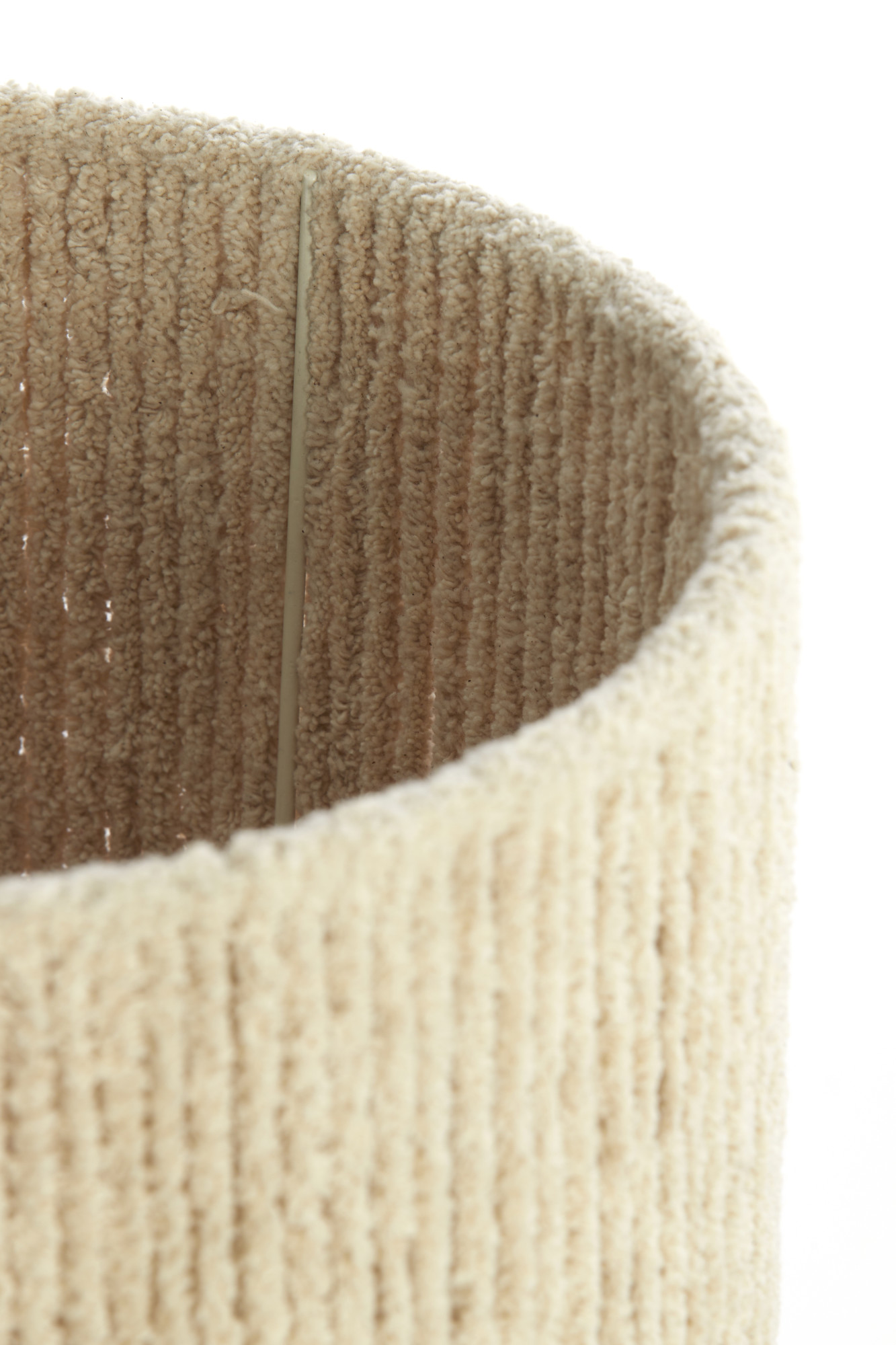 Rippige Stoffenlampenschirm beige Light & Living Medana – Bild 6