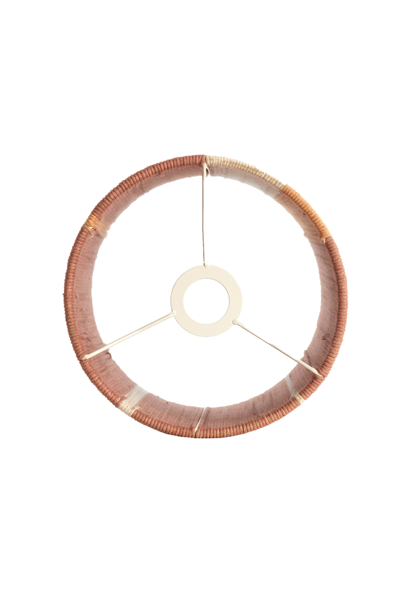 Gestreifte Lampenschirm Terrakotta-Farbe Light & Living Medan – Bild 7