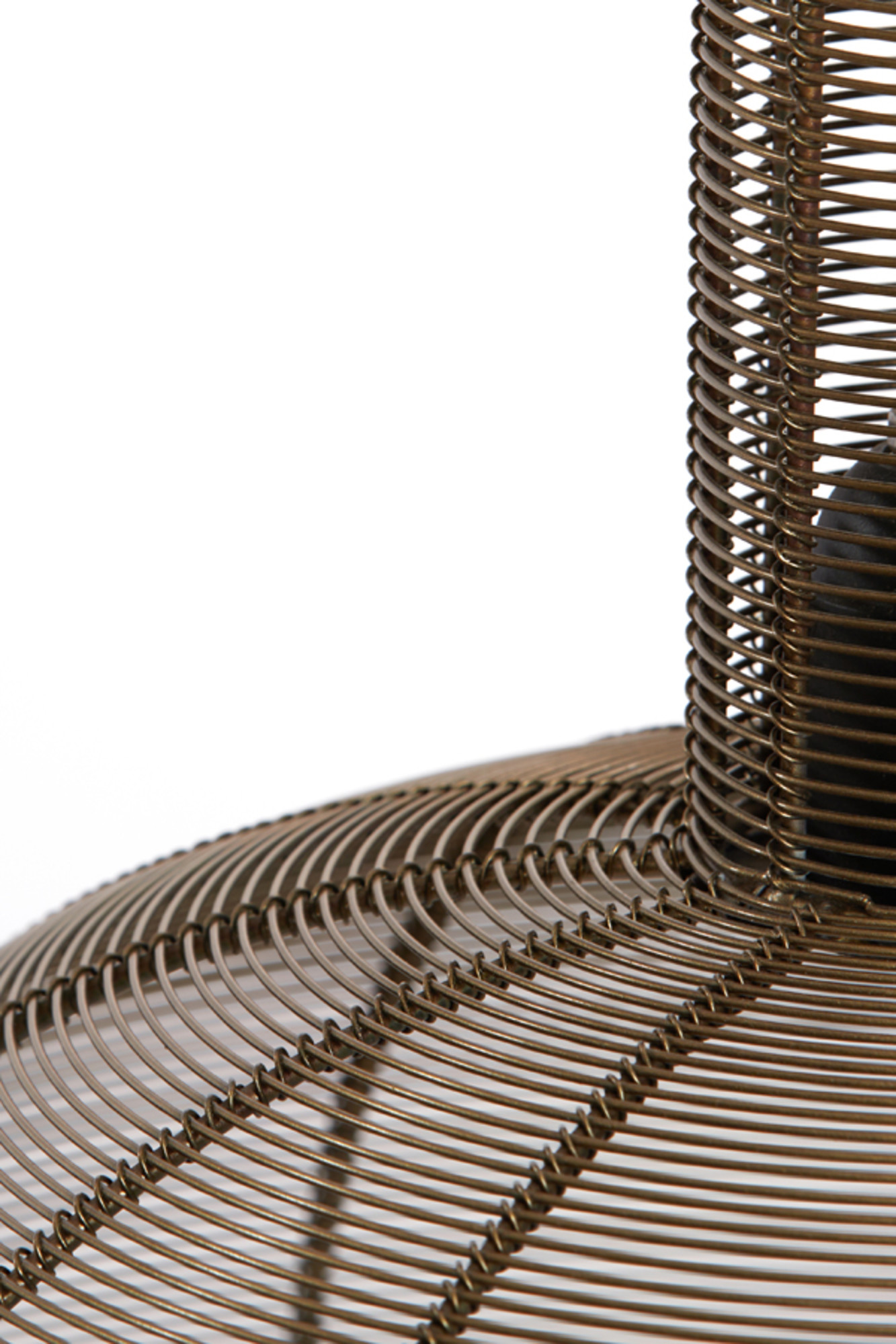 Braune Rattan-Hängelampe mit Metallrahmen Light & Living Tartu – Bild 5