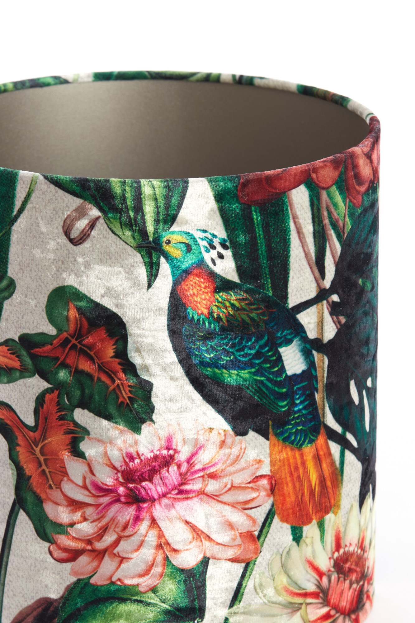 Tropfische Stofflampenschirm zylindrisch Light & Living Dahlia – Bild 5