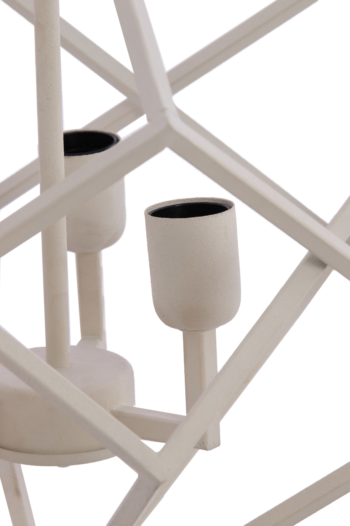 Weiße geometrische Design-Hängelampe Light & Living Drizella – Bild 5