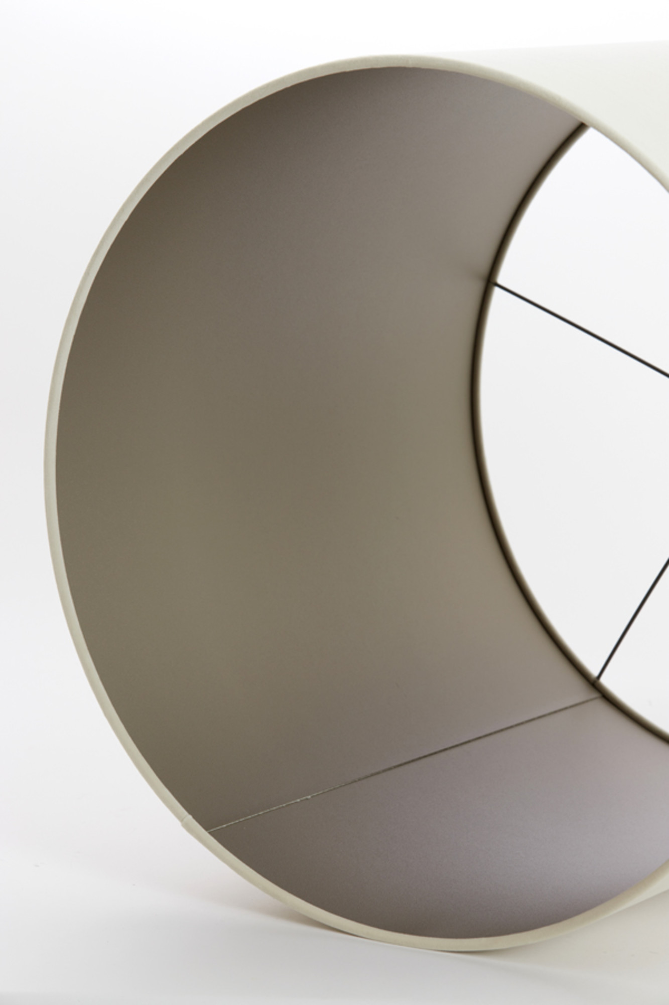 Zylindrische Lampenschirm in Grau Light & Living Velours – Bild 6