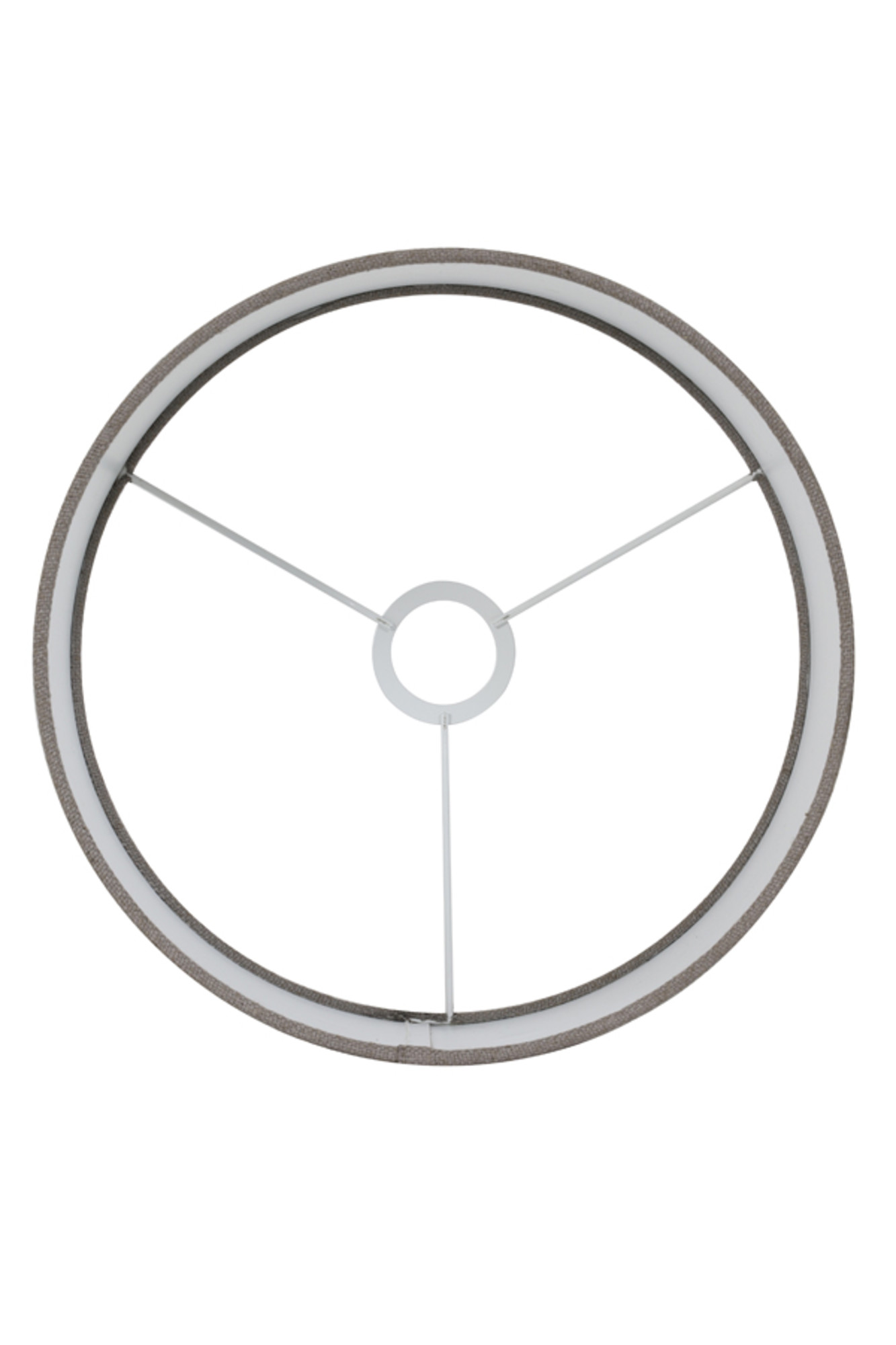 Zylindrischer Lampenschirm aus taubefarbenem Stoff Light & Living Livigno – Bild 3