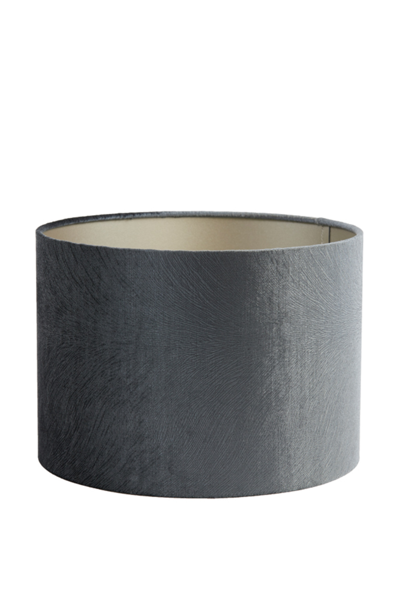Grauer zylindrischer Lampenschirm Light & Living Lubis – Bild 2