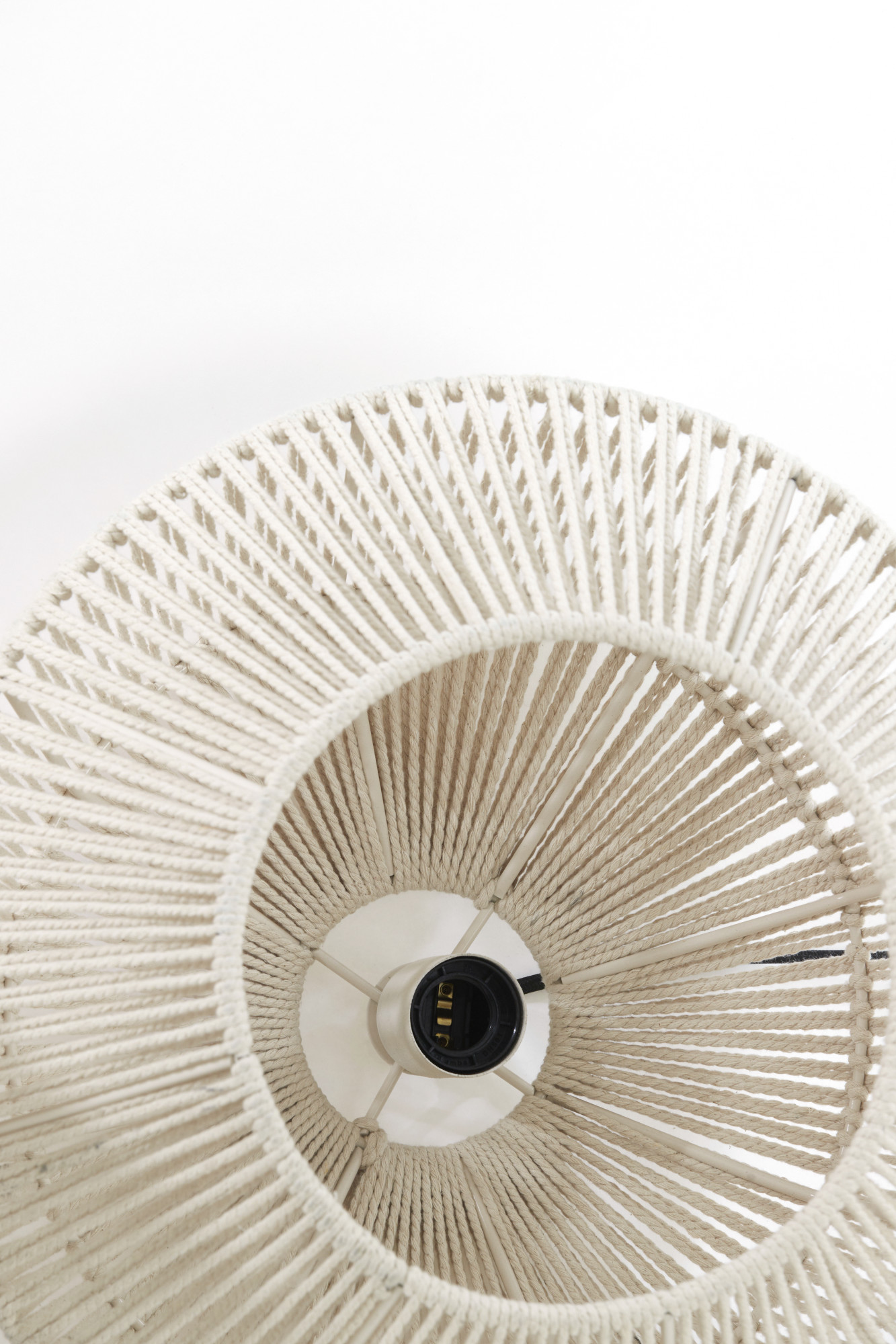 Hellbeige Draht-Hängelampe Light & Living Deya – Bild 7