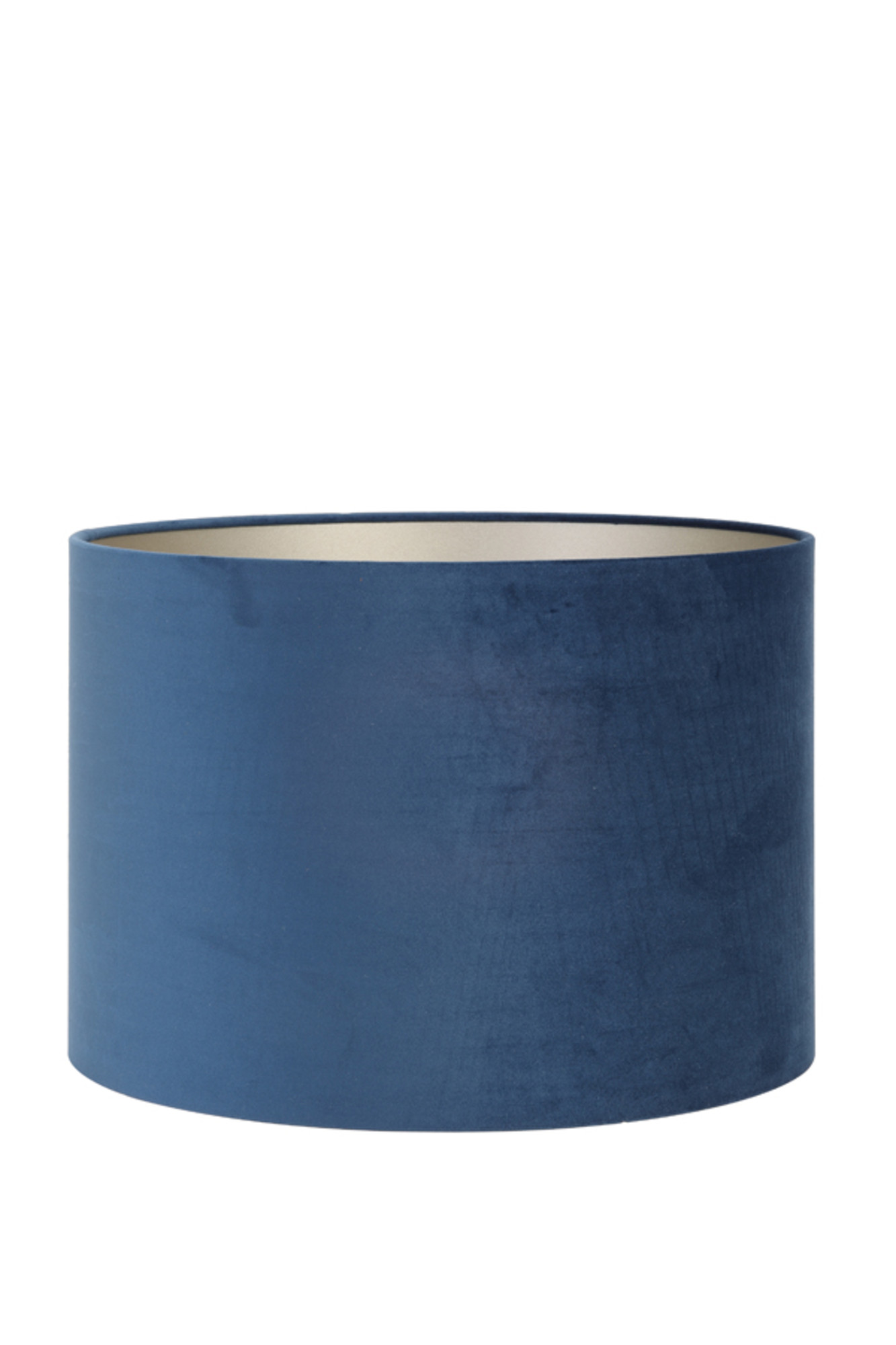Blaue zylindrische Lampenschirm Light & Living Velours – Bild 2