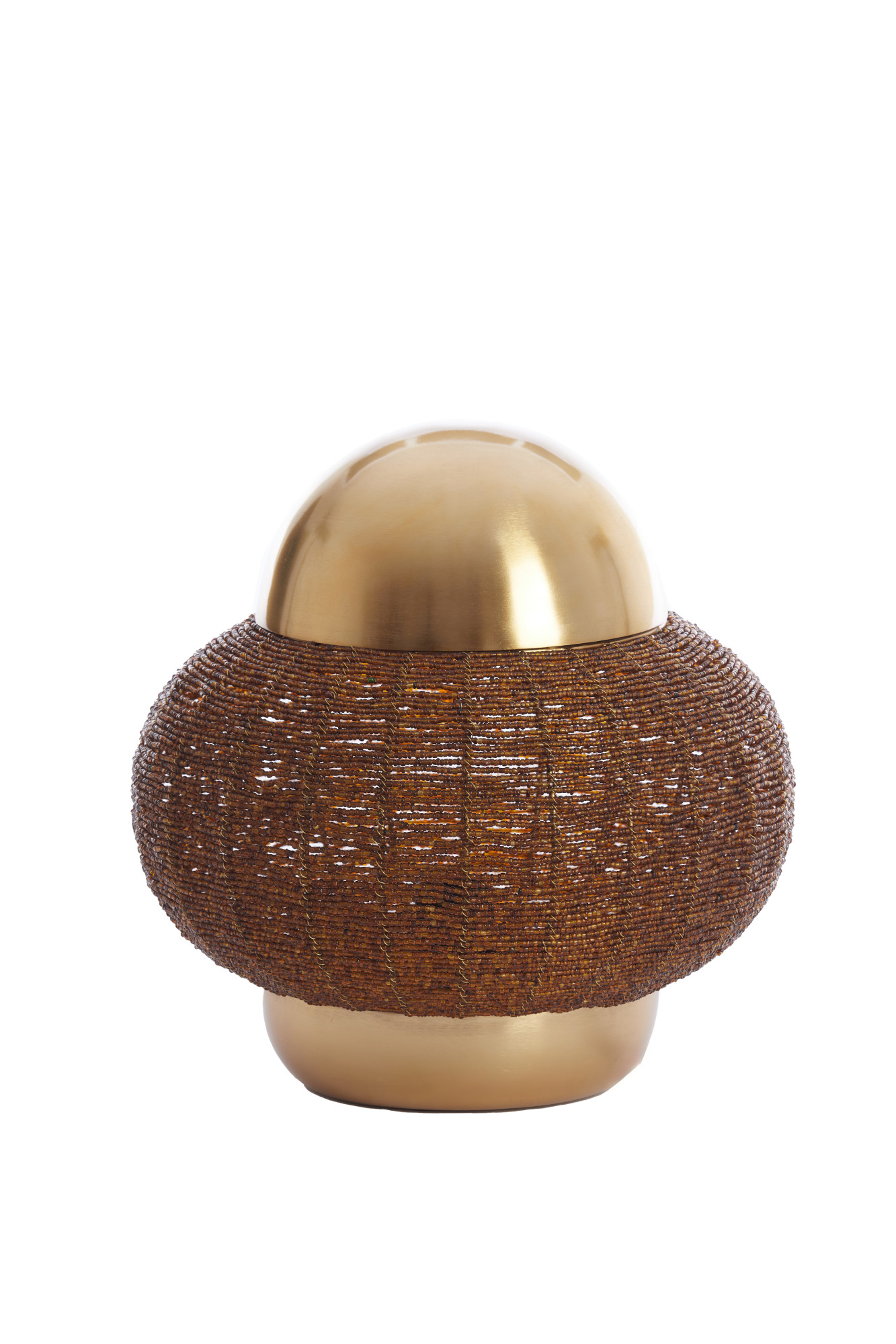 Tischleuchte in Gold mit dekorativen Perlen Light & Living Cetara – Bild 2