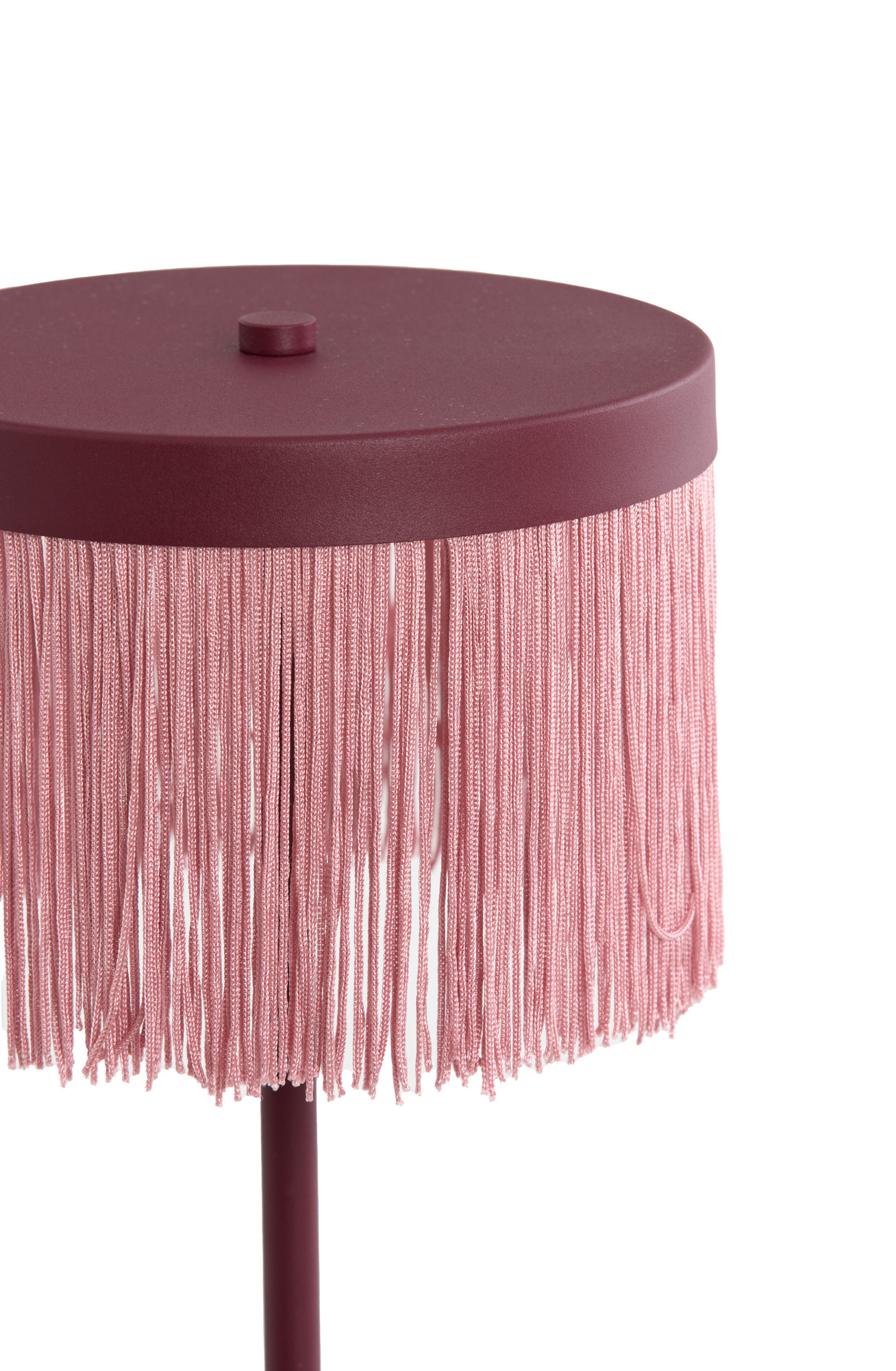 Rosafarbene Tischlampe mit Fransen Light & Living Diny – Bild 3