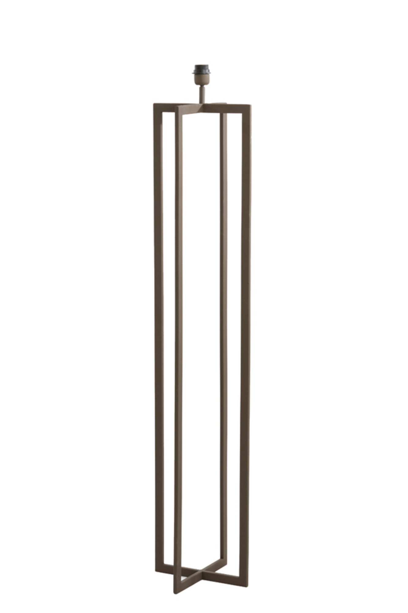 Quadratischer langer Lampenfuß silber Light & Living Mace – Bild 2