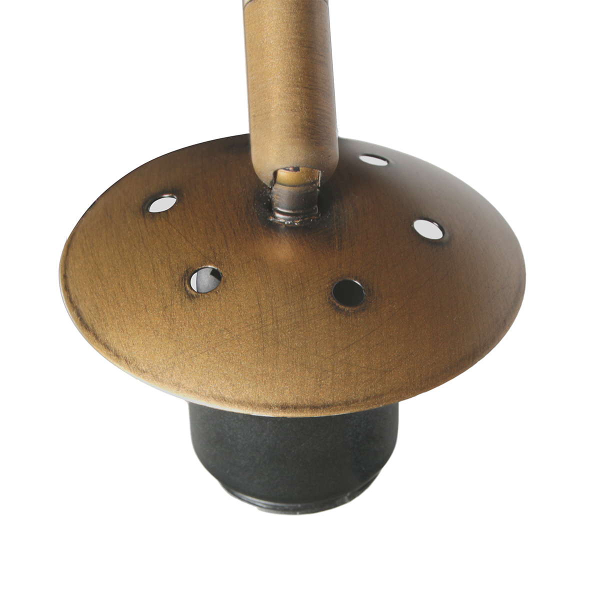 Bogenlampe Bronze mit naturfarbener Kappe Steinhauer Sparkled Light – Bild 8