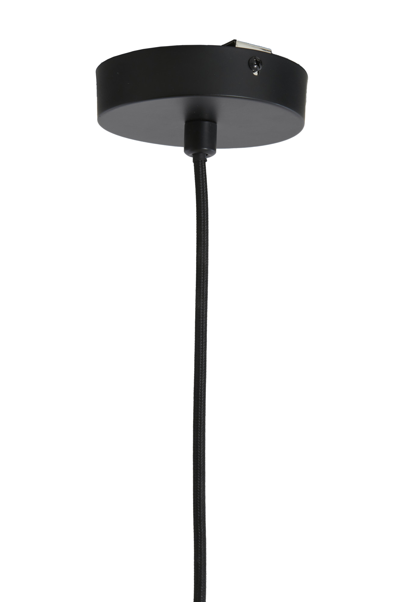 Schwarz-weiße Hängelampe mit Fransenabschluss Light & Living Sulina – Bild 6