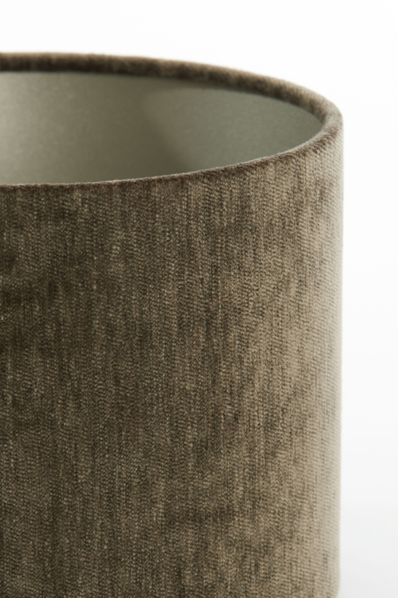 Zylindrische braune Samtlampe Light & Living Bayou – Bild 7