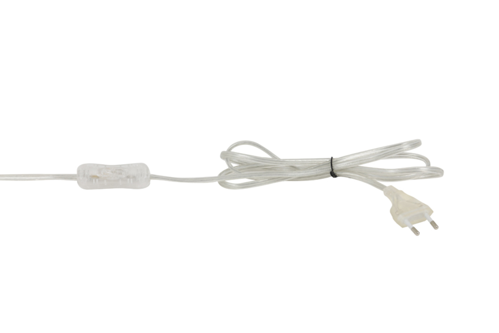 Zylinderförmige Tischleuchte aus Glas in Stahloptik Light & Living Vancouver – Bild 7