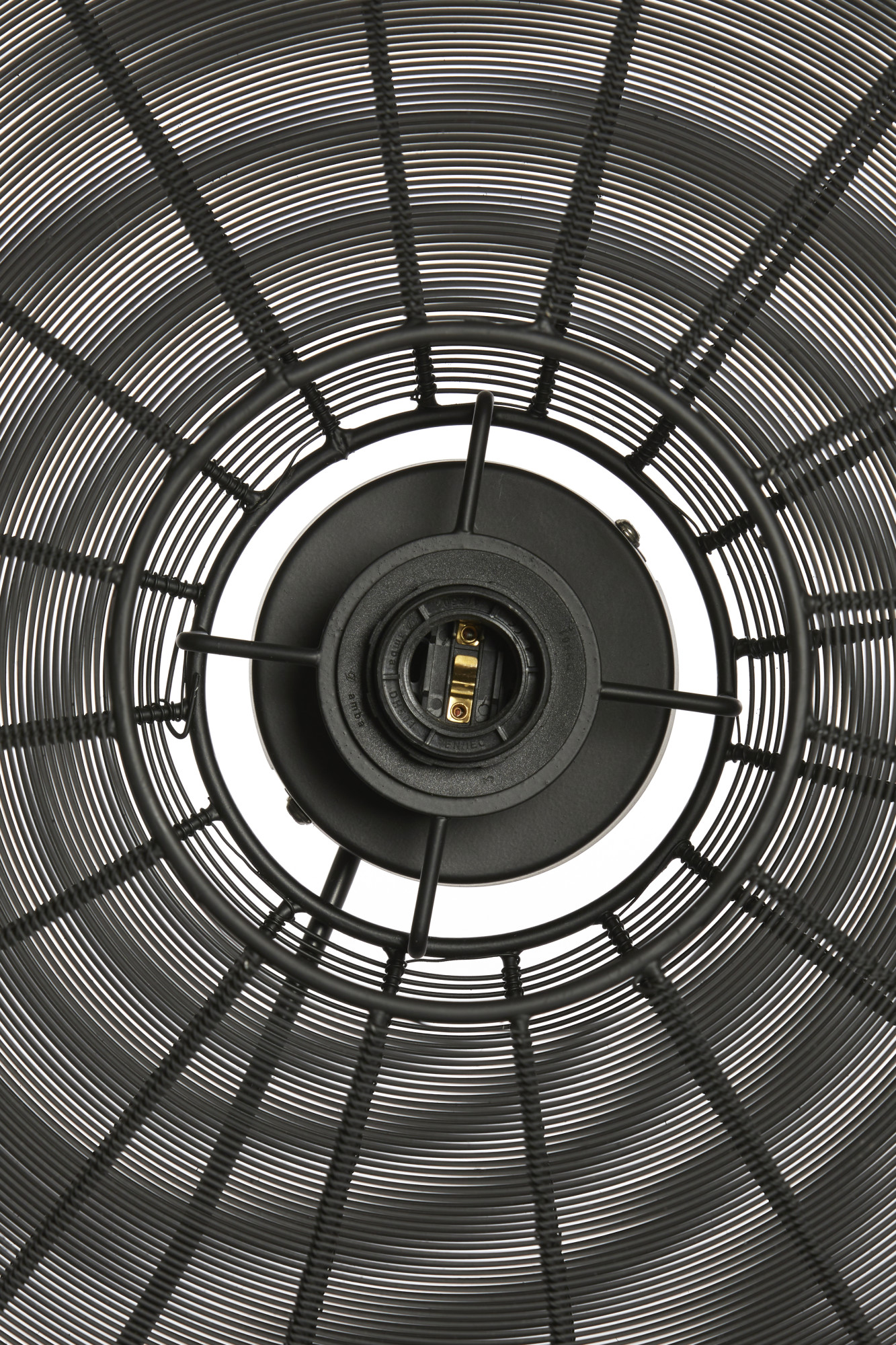 Schwarze Deckenleuchte mit Flechtstruktur Light & Living Bahala – B. 51 cm – Bild 5