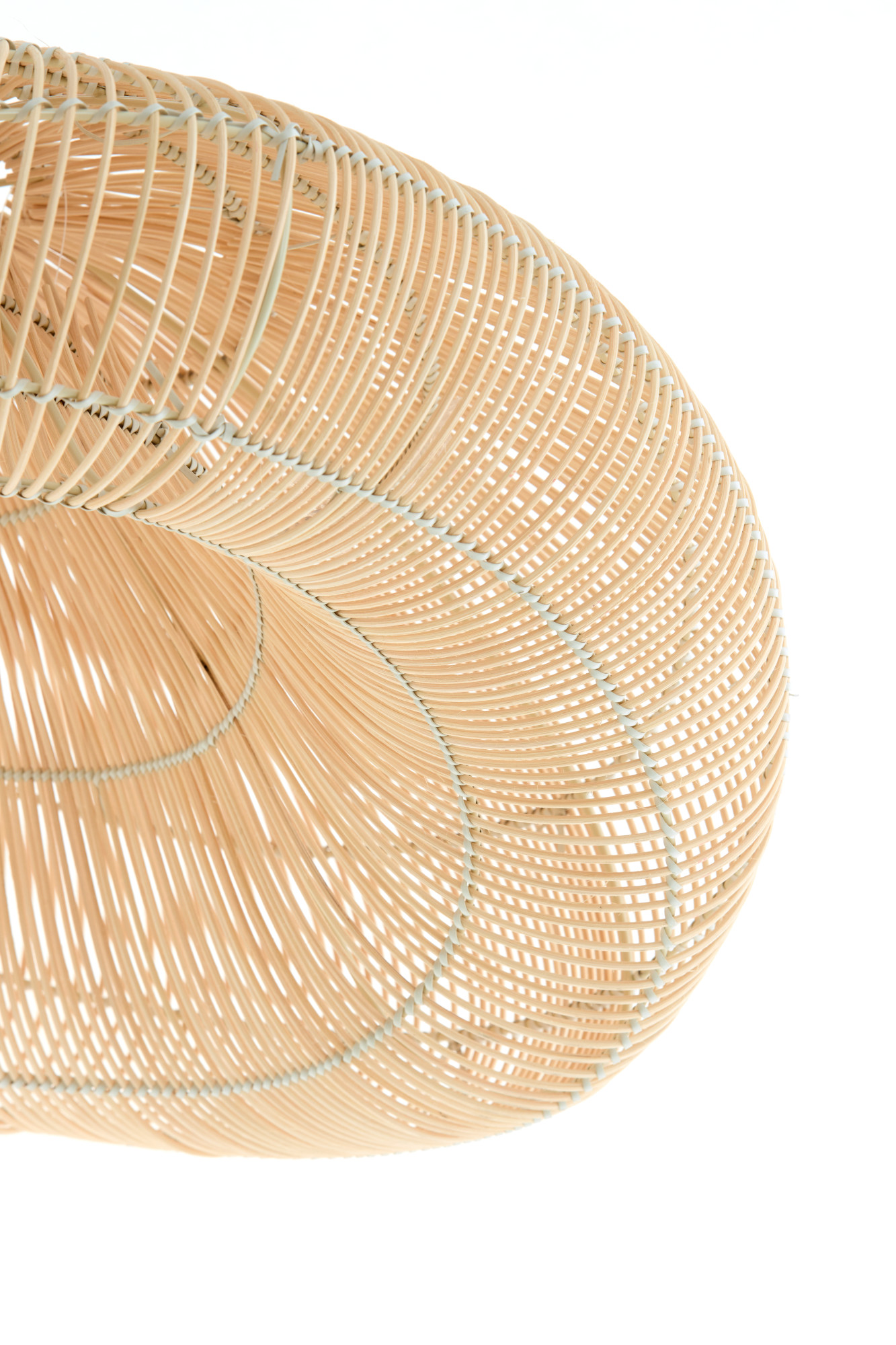 Rattan-Hängelampe mit natürlichem Stil Light & Living Janzur – Bild 4
