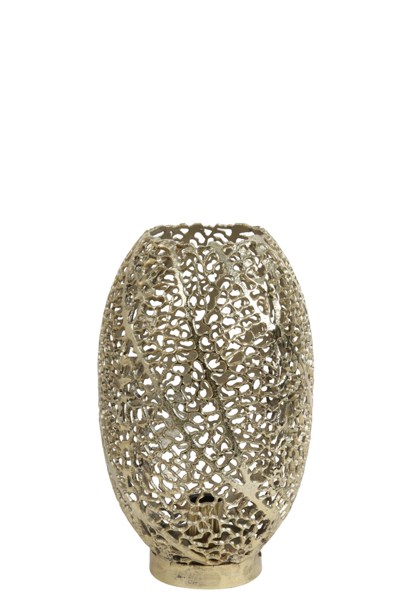 Goldene Tischlampe mit offenen Mustern Light & Living Sinula – Bild 2