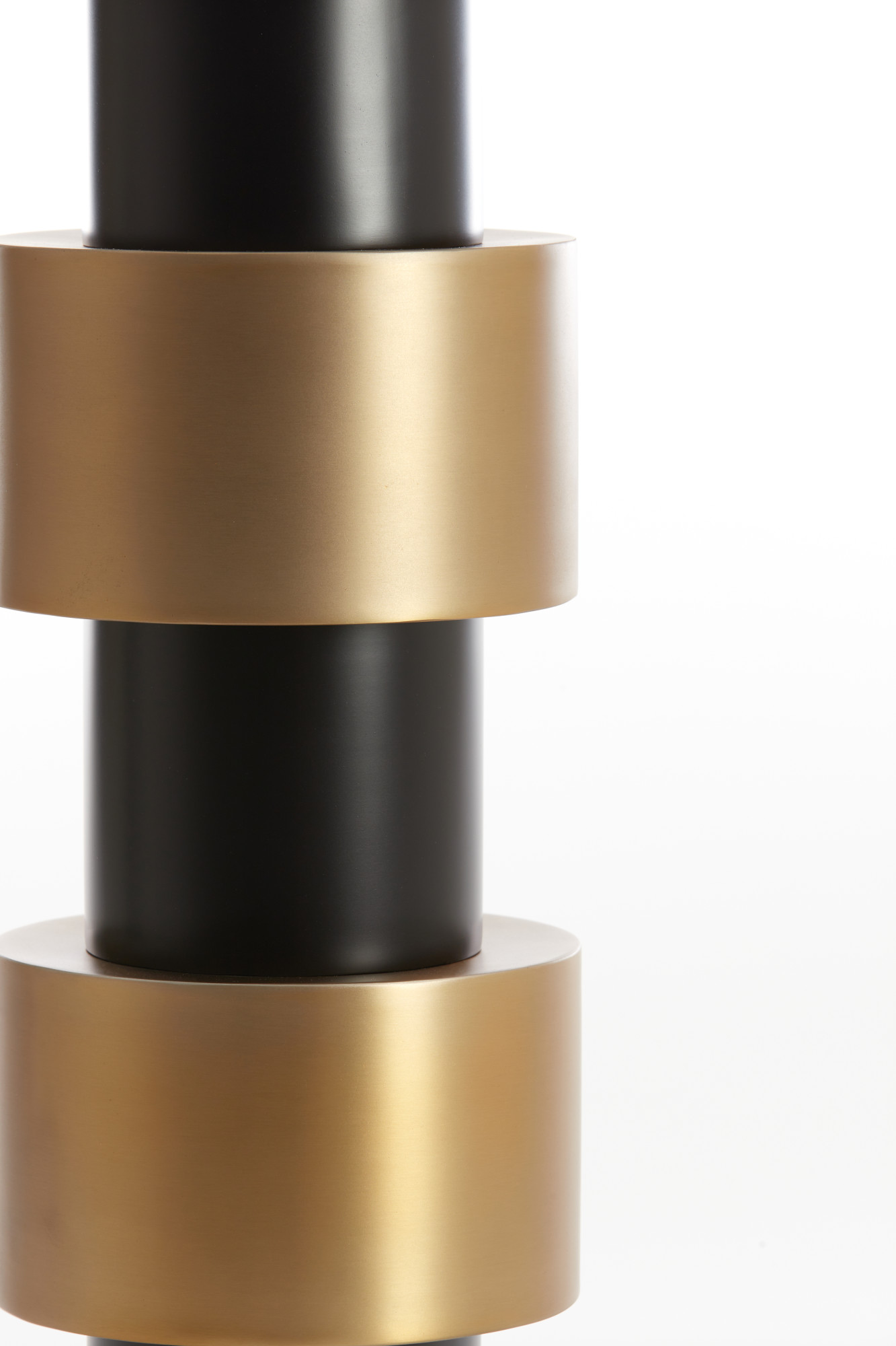 Moderne Tischlampe Gold-Schwarz Light & Living Nino – Bild 4