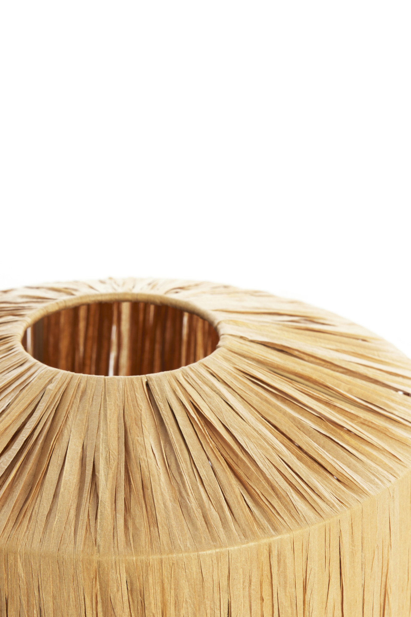 Rattan-Lampenschirm in natürlichem Braun Light & Living Biljana – Bild 5