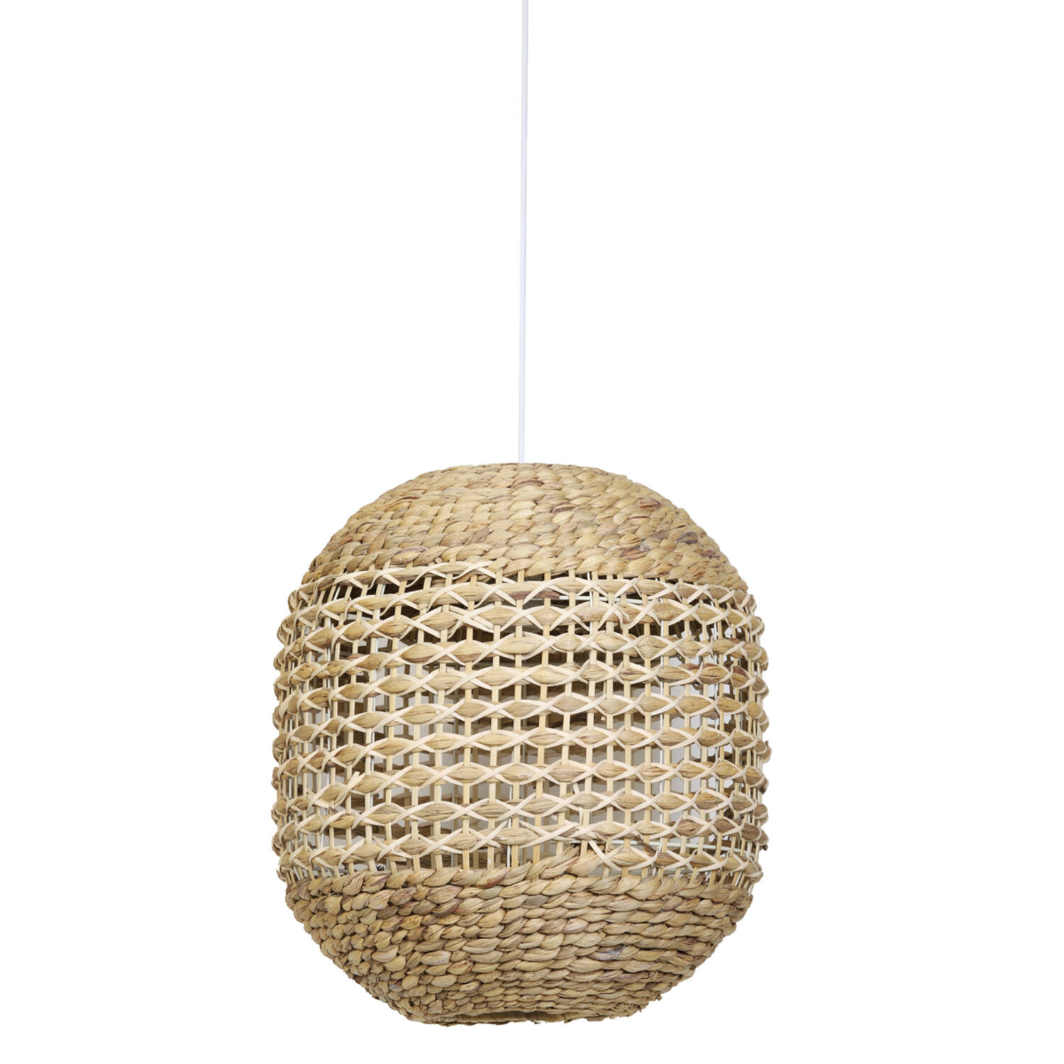 Rattan-Hängelampe mit natürlichem Design Light & Living Tripoli