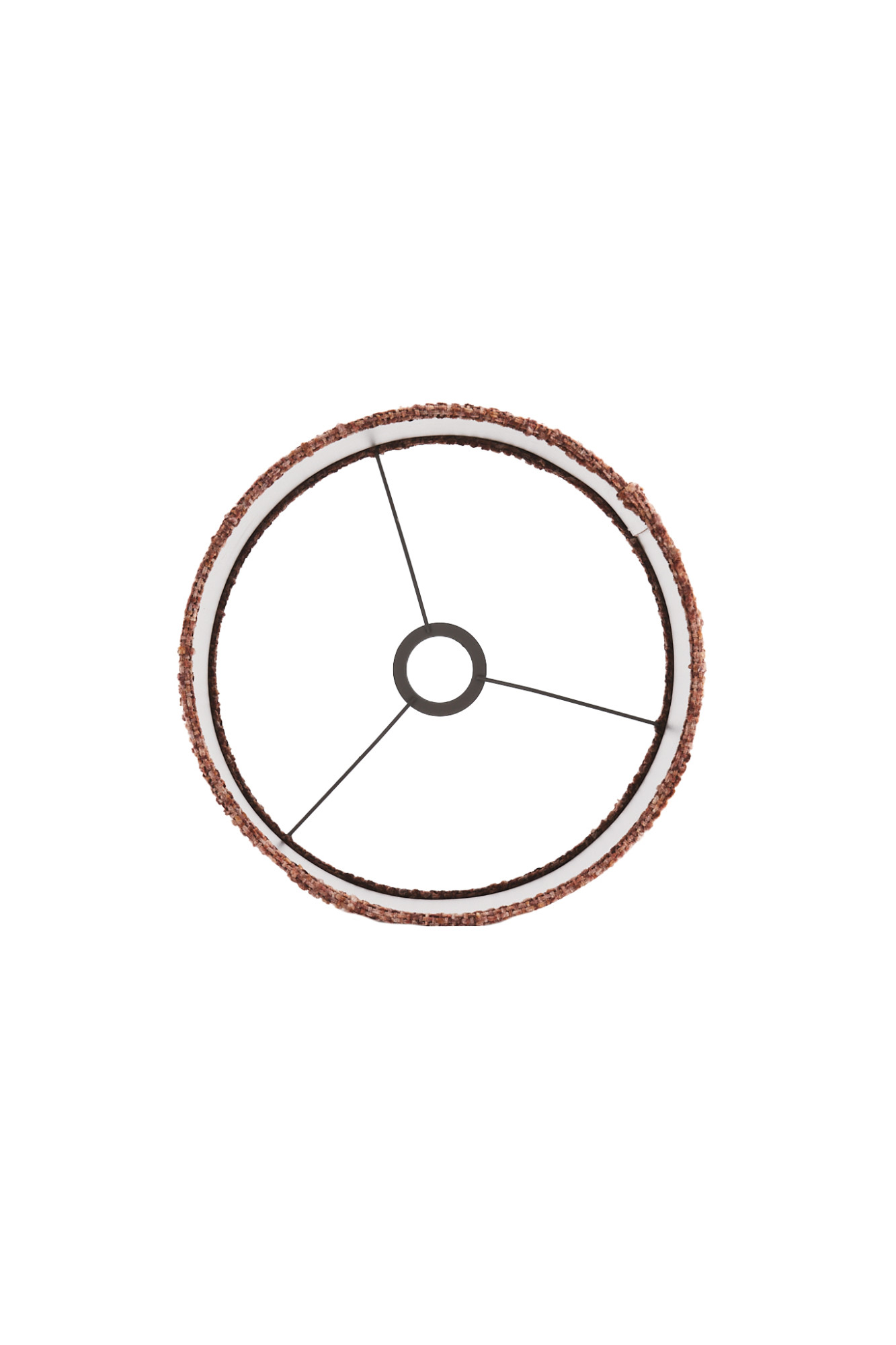 Terrakotta zylindrische Lampenschirm Stoff Light & Living Osire – Bild 6