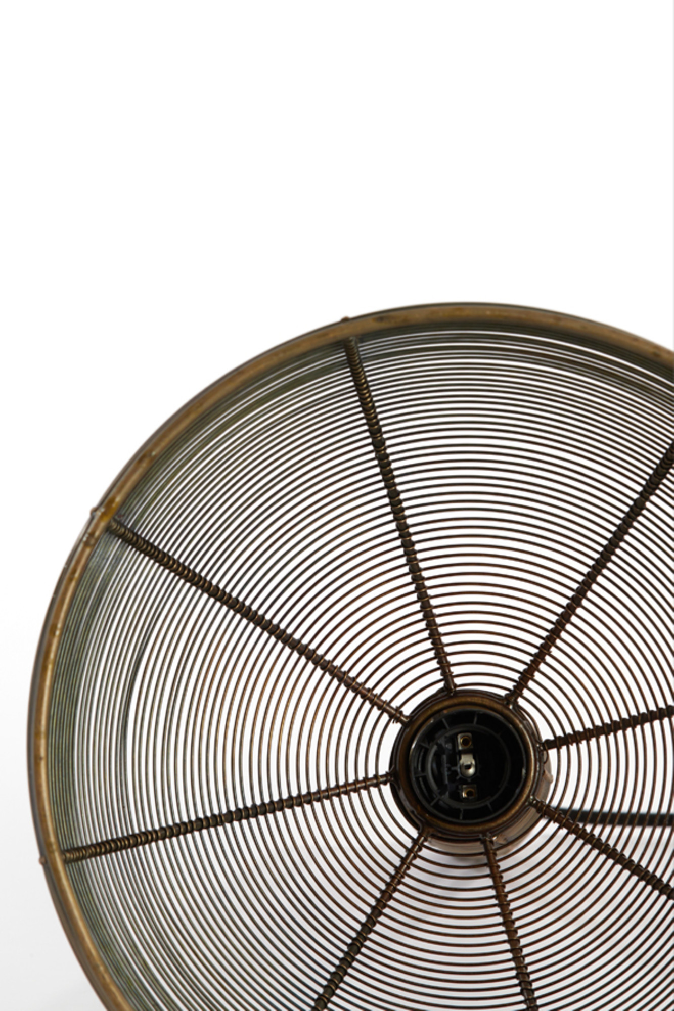 Braune Rattan-Hängelampe mit Metallrahmen Light & Living Tartu – Bild 6