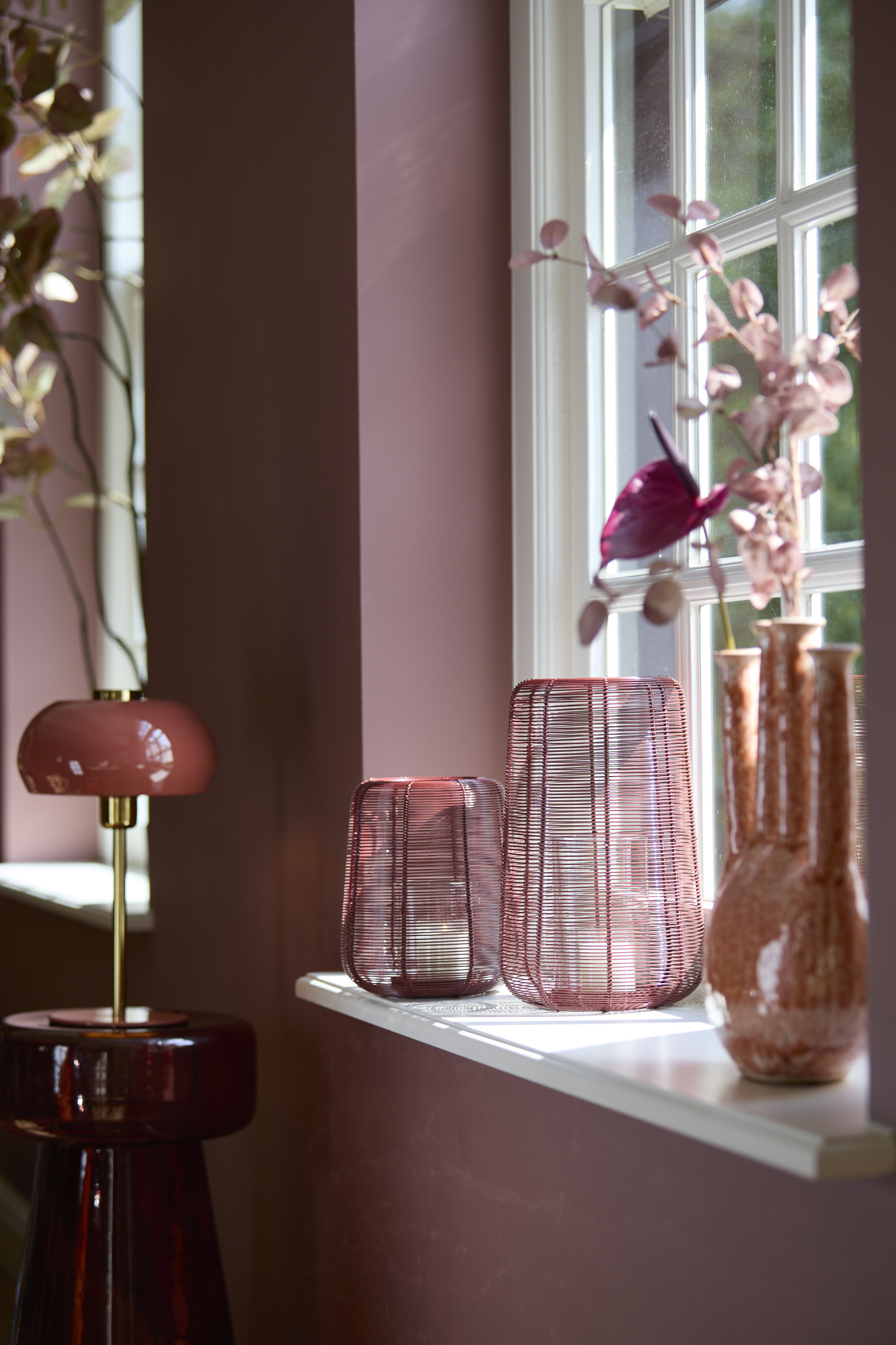 Kupferfarbene Metalllampe mit Glanzfinish Light & Living Surin – Bild 4