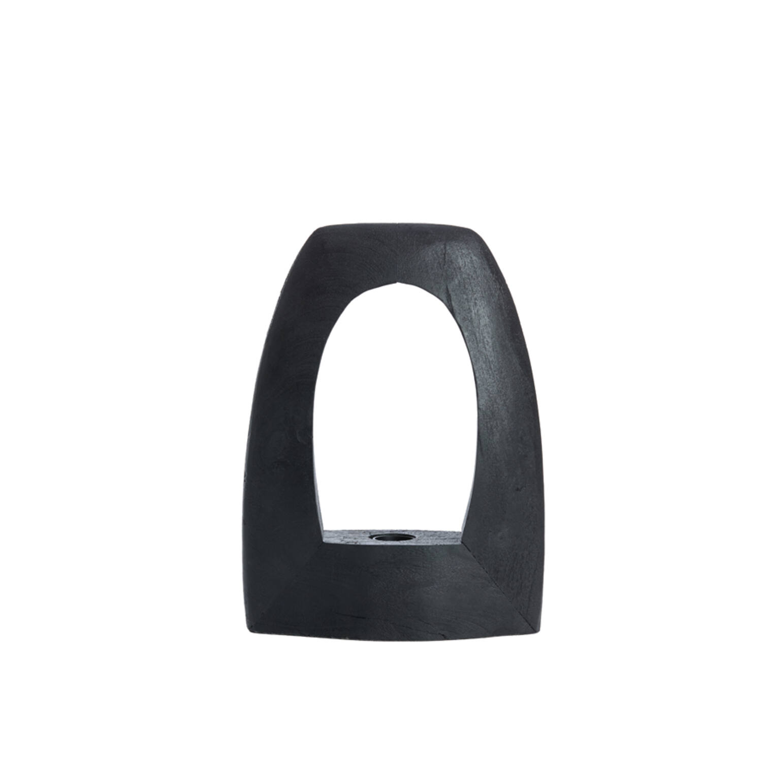 Schwarze Tischlampe Fuß skulptural Light & Living Carini