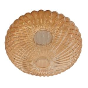 deckenlampeausgeripptembernsteinfarbenemglassteinhauerbloeba-ø30-6