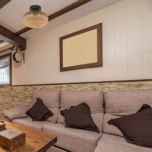 deckenlampeausgeripptembernsteinfarbenemglassteinhauerbloeba-ø30-2