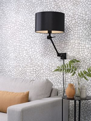 it'saboutromi-wandleuchte-amsterdam-schwarz-baumwollemetall-ø32cm-e27-amsterdam/w1/b/3220/b-02