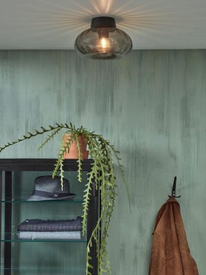 it'saboutromi-deckenleuchte-brussels-schwarz-glasrauchglas-ø27cm-e27-brussels/c27/b-03