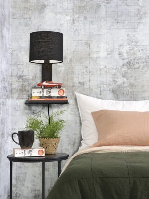 good&mojo-wandleuchte-andes-schwarz-bambusleinen-bettlampe-e14-andes/w1/b/1815/b-04