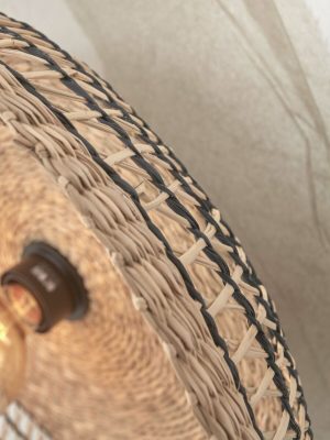 good&mojo-wandleuchte-pantanal-schwarz-metallseegras-ø45cm-e27-pantanal/w45/b-09