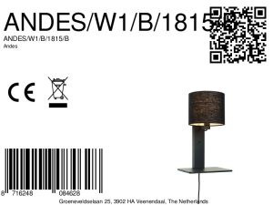 good&mojo-wandleuchte-andes-schwarz-bambusleinen-bettlampe-e14-andes/w1/b/1815/b-8a