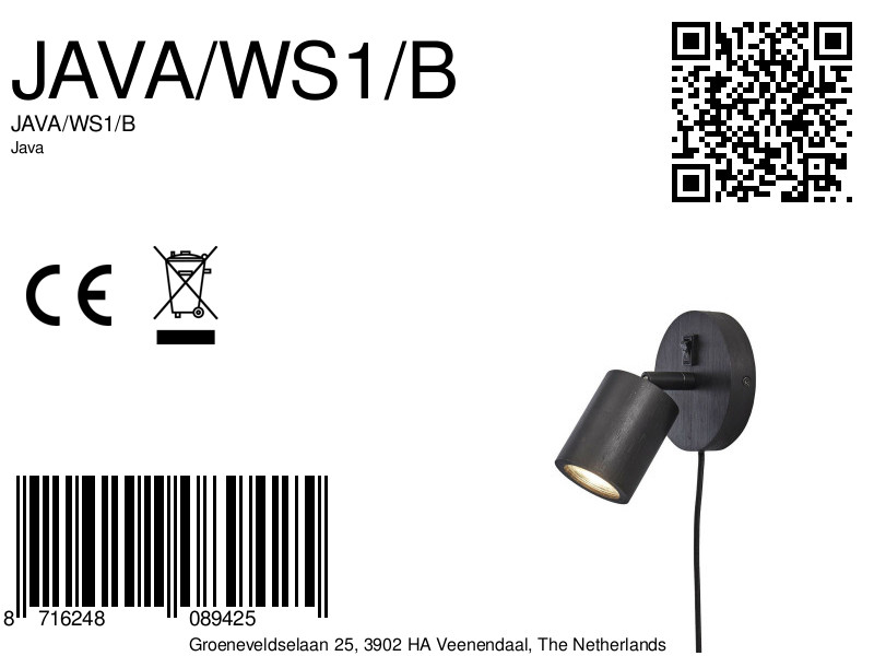 good&mojo-wandleuchte-java-schwarz-bambus-ø12cm-gu10-java/ws1/b-8a