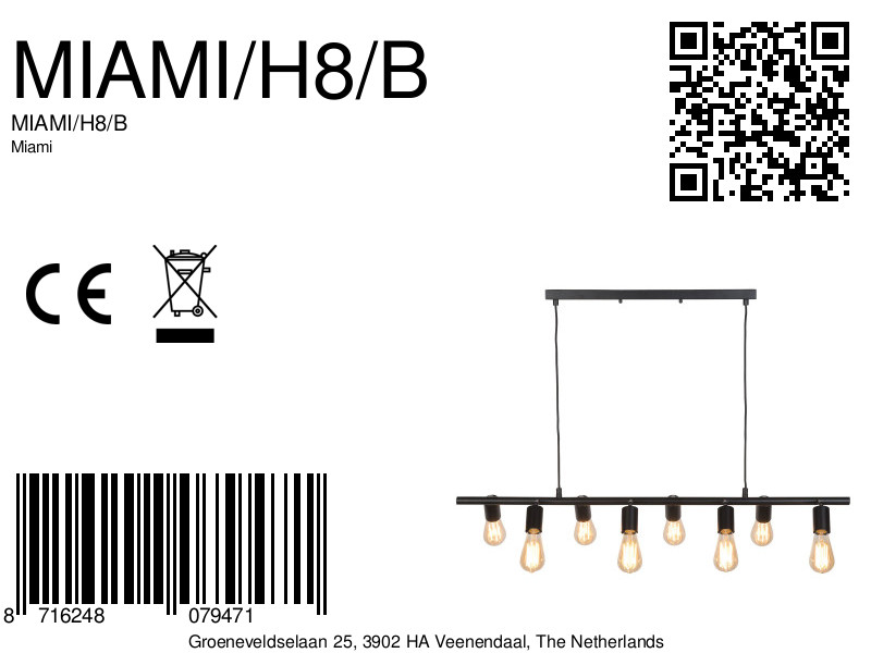 it'saboutromi-hängeleuchte-miami-schwarz-metall-großeesstischlampe-e27-miami/h8/b-8a
