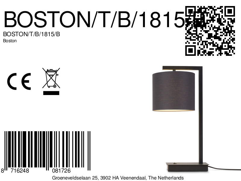 it'saboutromi-tischlampe-boston-schwarz-baumwollemetall-ø18cm-e14-boston/t/b/1815/b-8a