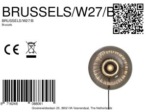 it'saboutromi-wandleuchte-brussels-schwarz-glas-ø27cm-e27-brussels/w27/b-8a