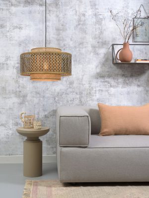 good&mojo-hängeleuchte-bhutan-natürlich/schwarz-bambus-ø50cm-e27-bhutan/h/5030/bn-04