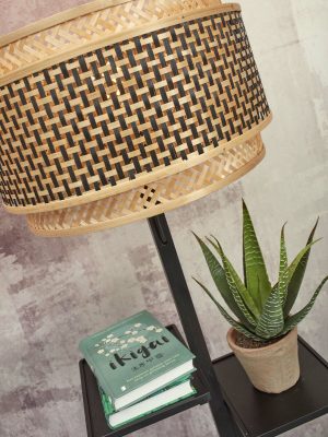 good&mojo-stehlampe-bhutan-natürlich/schwarz-bambus-ø40cm-e27-bhutan/f/fl/b/4025/bn-05