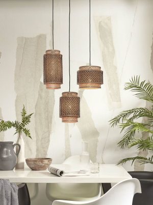 good&mojo-hängeleuchte-bhutan-natürlich/schwarz-bambusmetall-ø25cm-e27-bhutan/h/2520/bn-05