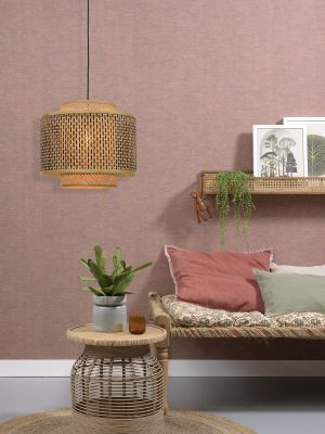 good&mojo-hängeleuchte-bhutan-natürlich/schwarz-bambus-ø40cm-e27-bhutan/h/4034/bn-05