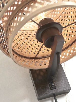 good&mojo-wandleuchte-bhutan-natürlich/schwarz-bambus-ø25cm-e27-bhutan/w/b/2520/bn-05