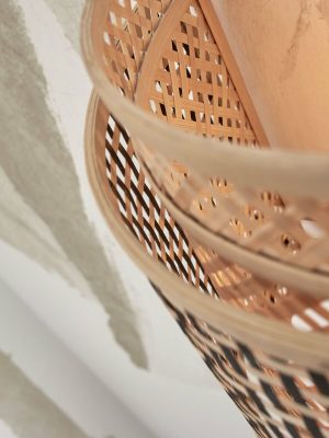 good&mojo-wandleuchte-bhutan-natürlich/schwarz-bambus-e27-bhutan/w24/bn-06