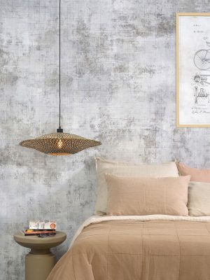 good&mojo-hängeleuchte-bali-natürlich/schwarz-bambus-ø60cm-e27-bali/h/6015/bn-07